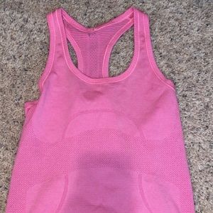 SOLD - Hot  pink Lululemon Swiftly Tank